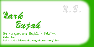 mark bujak business card